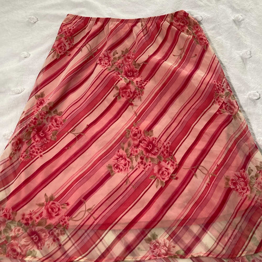 Floral design skirt